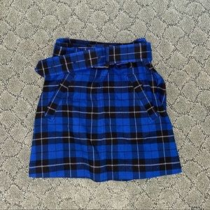 plaid skirt